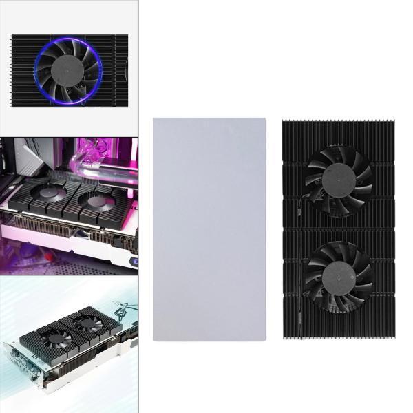 RTX 309030803070シリーズカード用の2個ファンラジエーターを備えたGPU