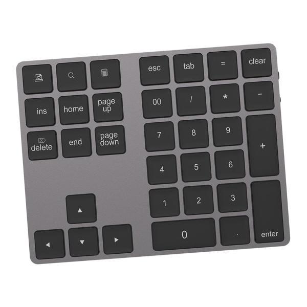 ワイヤレス テンキー ハブ機能付 パソコン用会計 ブラック_3