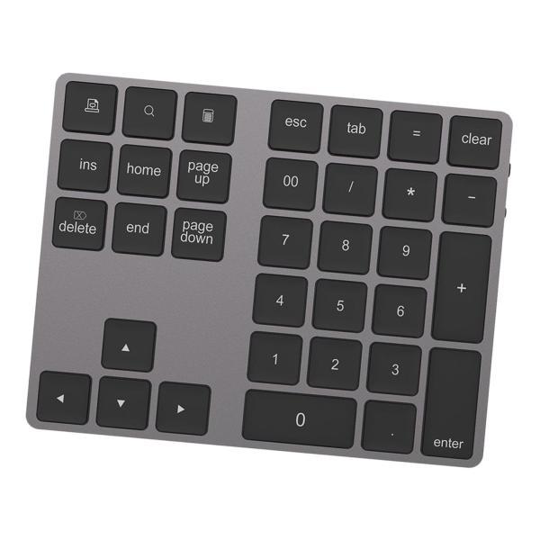 ワイヤレス テンキー ハブ機能付 パソコン用会計 ブラック_4