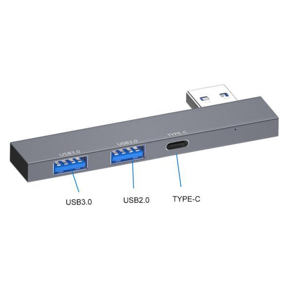 USB 3.0 ハブ コンパクト 3 ポート PC フラッシュドライブ キーボード用ポータブル USB アダプター USB3.0 USB2.0 タイプ｜stk-shop｜04