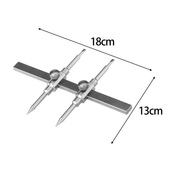 カメラレンズ修理スパナ デュアルチップ付き オープンツール レンズ分解ツール ステンレス鋼 10mm-130mm 調節可能なレンズレンチ｜stk-shop｜09