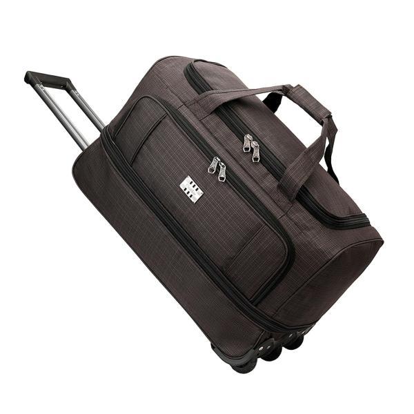 ホイール付きローリングダッフルバッグ アウトドア一泊旅行用
