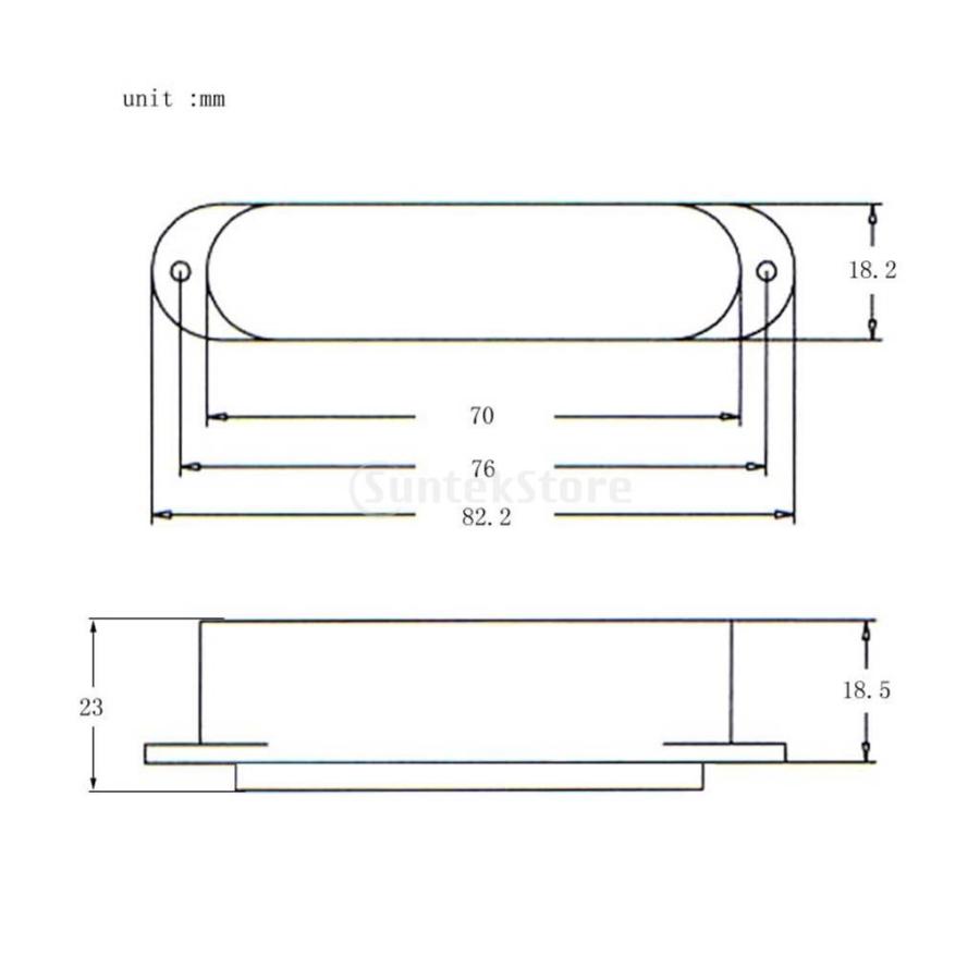 3個 ギター シール シングルコイル ピックアップ ST SQエレクトリック