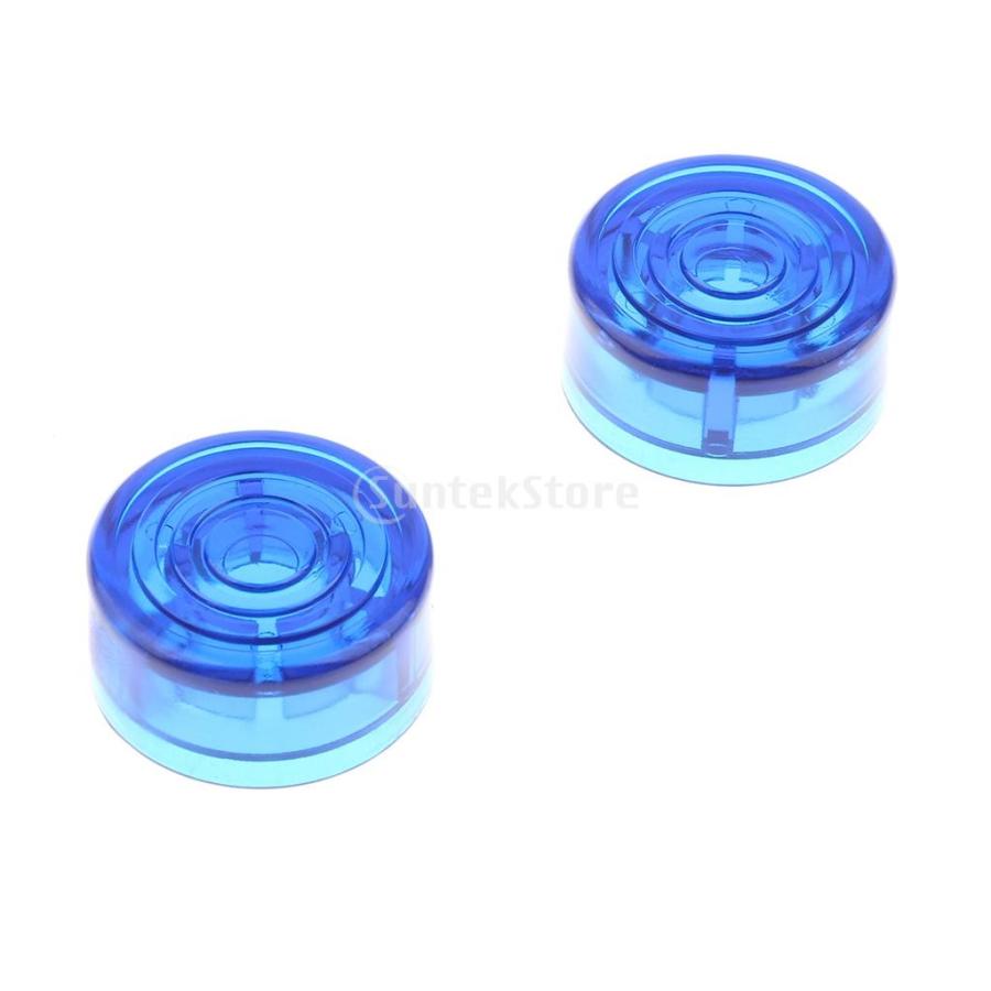 2個 フットスイッチトッパー バンパー ギターエフェクターペダル