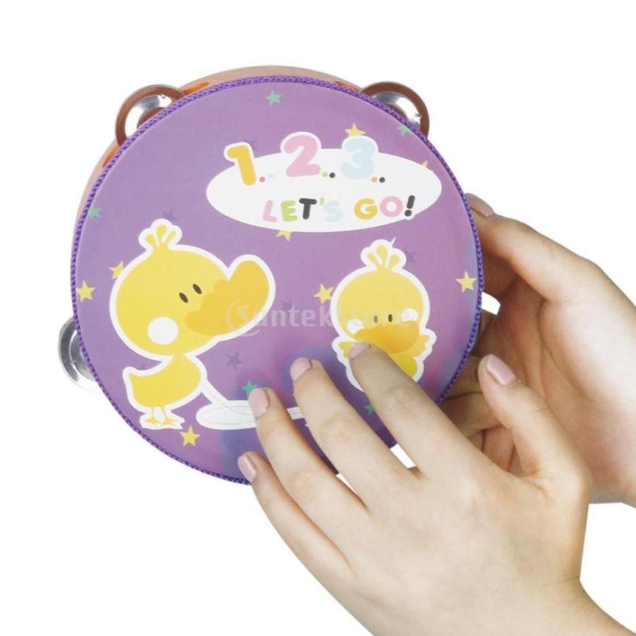 木製 かわいい タンバリン ハンドパーカッション 子供 リズム感覚 音楽啓発 楽器おもちゃ Stkショップ 通販 Yahoo ショッピング