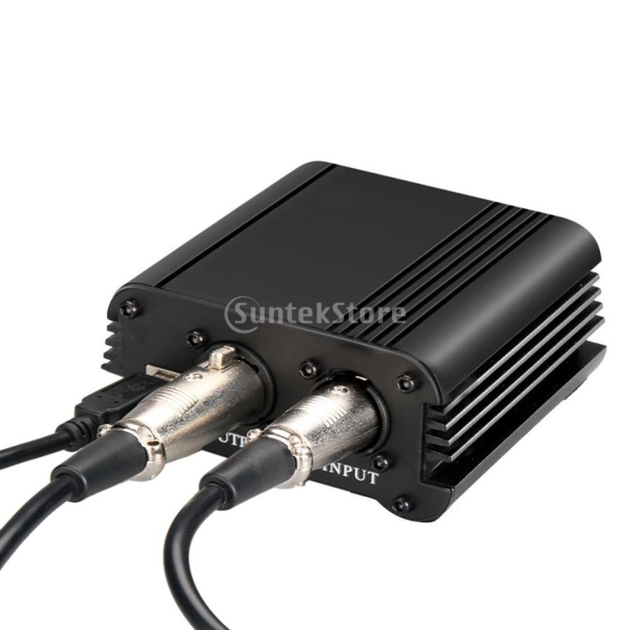 48V ファンタム電源 Uケーブル XLR 3ピン メスケーブル