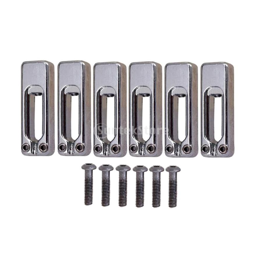 トレモロ ブリッジサドル ネジ付き エレクトリックギター用 パーツ 全3