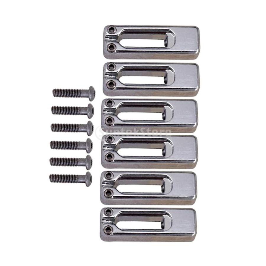 トレモロ ブリッジサドル ネジ付き エレクトリックギター用 パーツ 全3