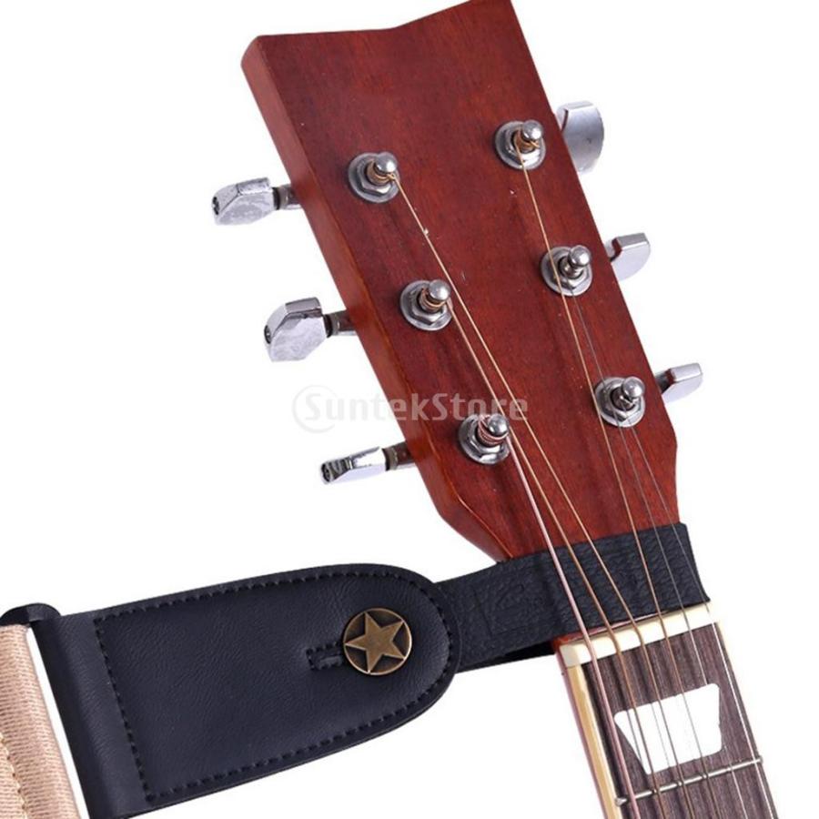 レザー ストラップフック ネックストラップボタン アコースティック