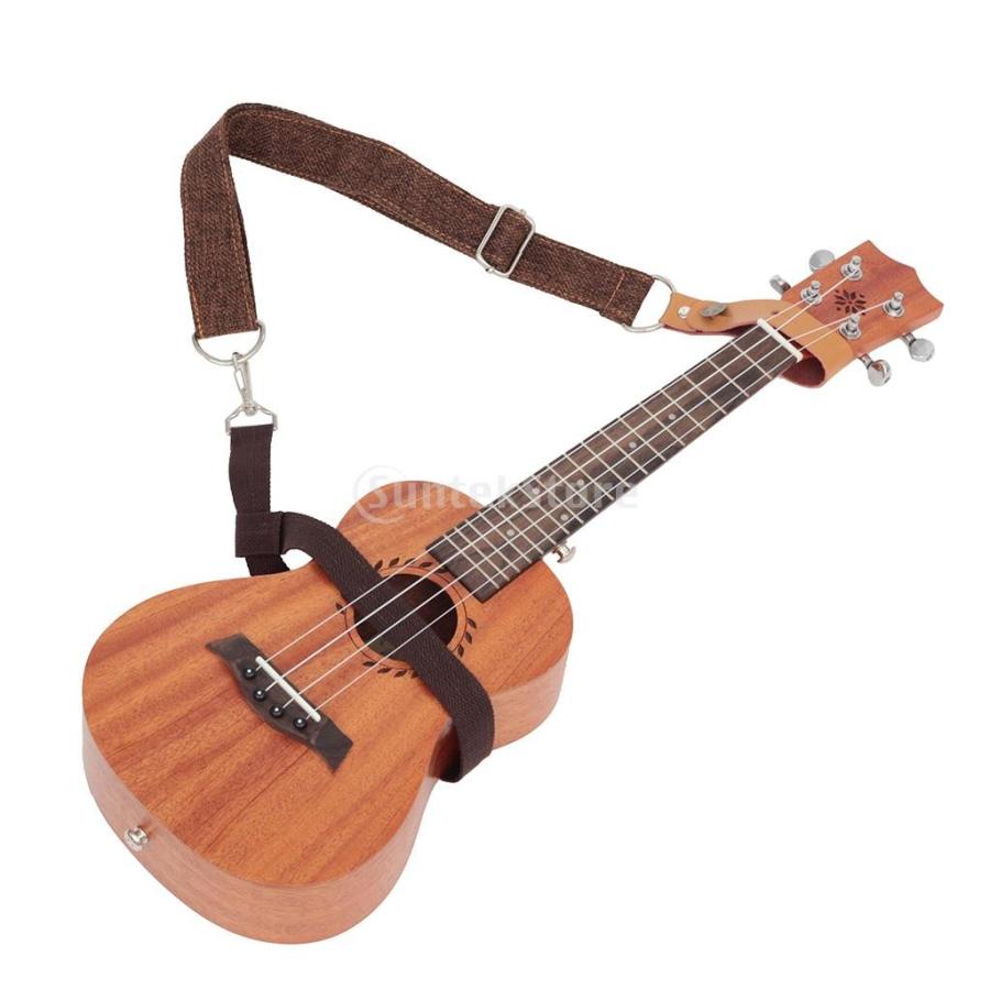 ウクレレストラップ ハワイギターベルト 楽器アクセサリー 全2色 ウクレレストラップ ハワイギターベルト 楽器アクセサリー 全2色