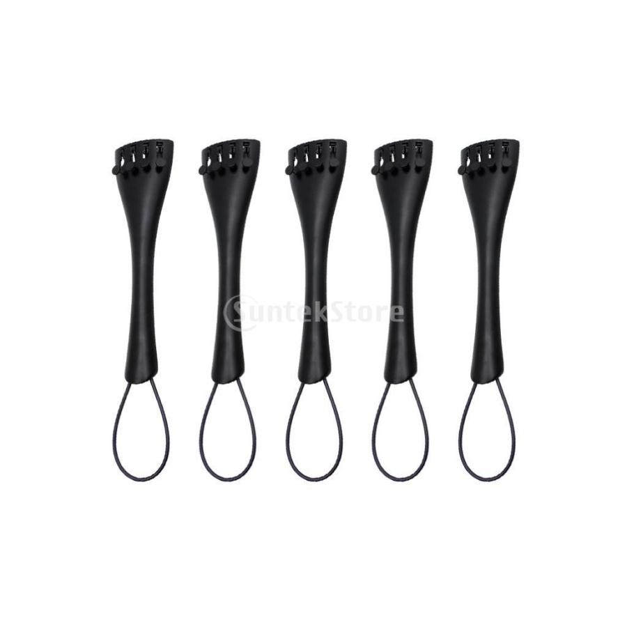 5個 チェロテールピース 3/4 4/4チェロ用 楽器アクセサリー : STK