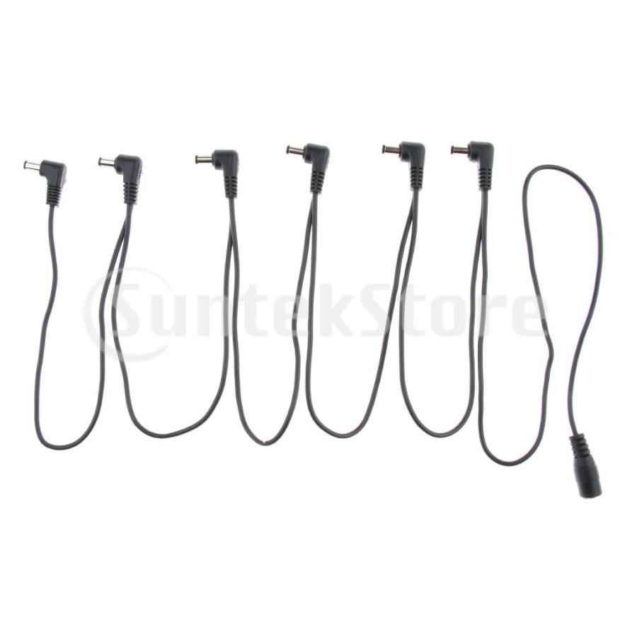 ギターエフェクター 電源アダプタ 9V 1A 1 to 6ウェイ 電源分岐