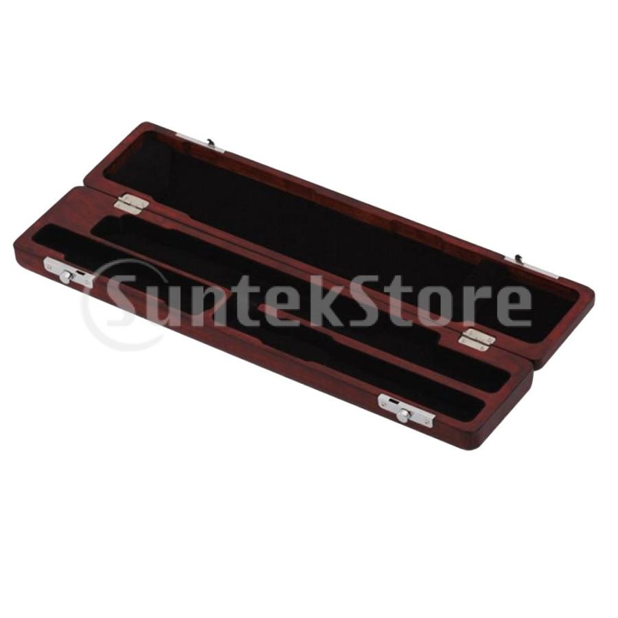木製フルートハードケースオーガナイザー17穴木管楽器アクセサリー