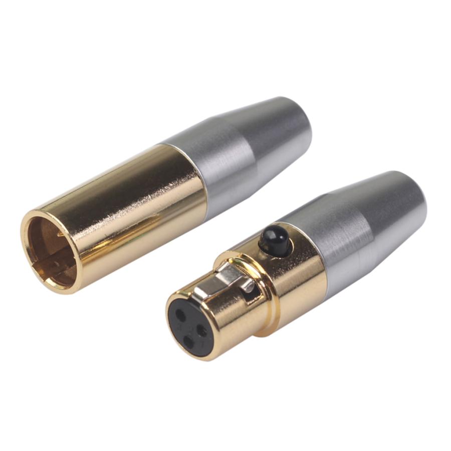 2ピース 個カッパーミニxlr 3小型xlrオーディオマイクコネナー Stkショップ 通販 Yahoo ショッピング