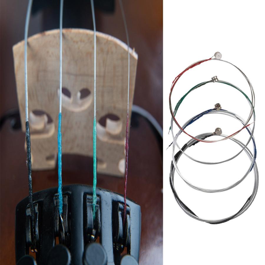 4 丈夫で耐久性のあるバイオリン弦 フルセットバイオリン弦サイズ4/4 3