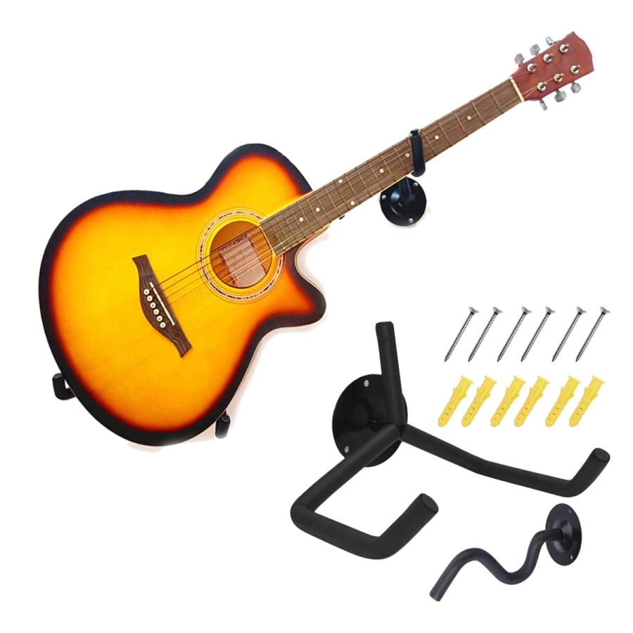 宅配便送料無料 エレクトリックギター用ウォールギターハンガースタンドギター用ウクレレベース 保証