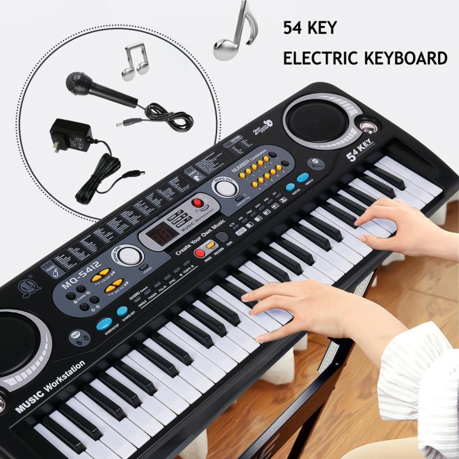 61キーデジタル音楽電子キーキー電気ピアノのギフト子供の楽器のためにプレー楽しい｜stk-shop｜07
