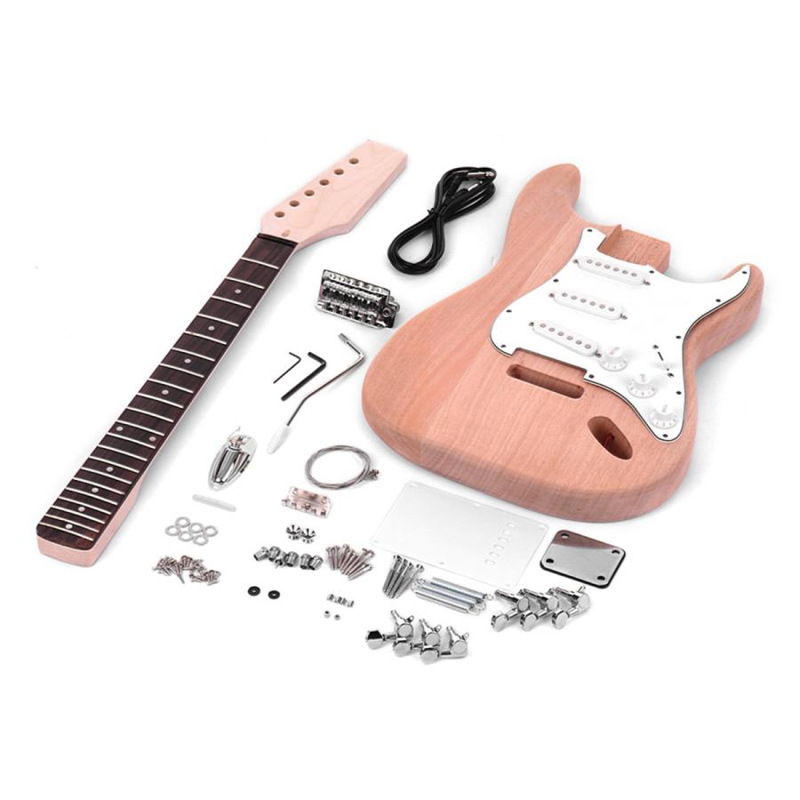 STスタイルギフト用の未完成のDIYエレキギターキット交換部品 : STK
