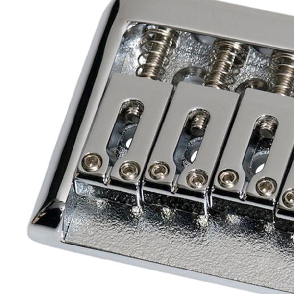 6弦エレキギタークロームシルバー用非トレモロギターハードテイル 