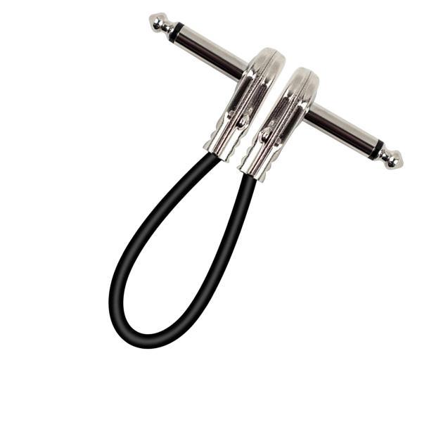 ギターパッチケーブルコードは、ギターペダルに差し込むだけで、タイトなオーディオケーブルにフィットします。Argent Flat 30CM