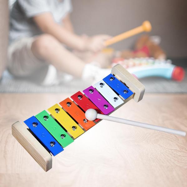 8 ノート金属木琴モンテッソーリおもちゃ教育プロフェッショナル木琴子供のための音楽のおもちゃバンドプレーヤーのための子供大人｜stk-shop｜08