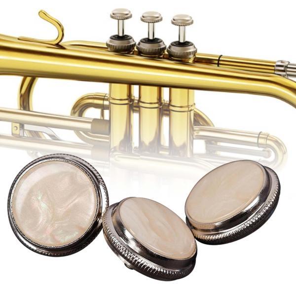 3x トランペットバルブキャップトランペットキーカバー楽器