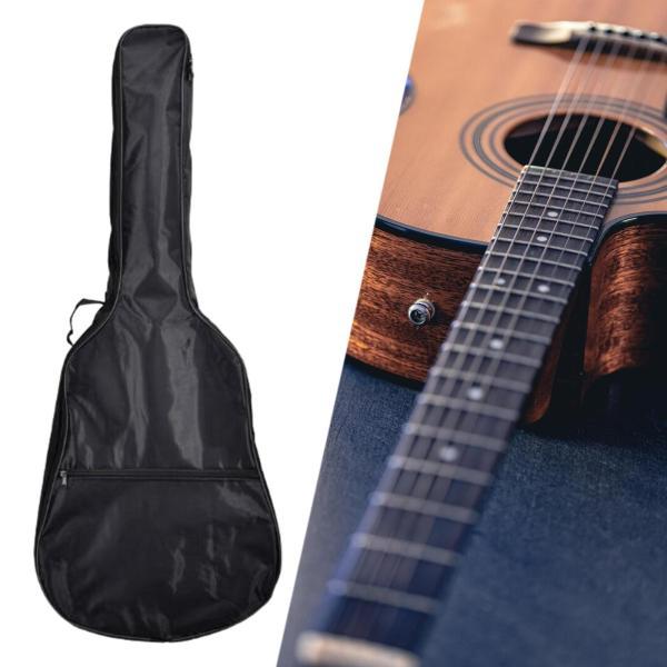Epiphone アコースティックギター ギターケース、カポ、予備の弦 アコースティックギターケースポータブルパッド入りギターバッグカポ