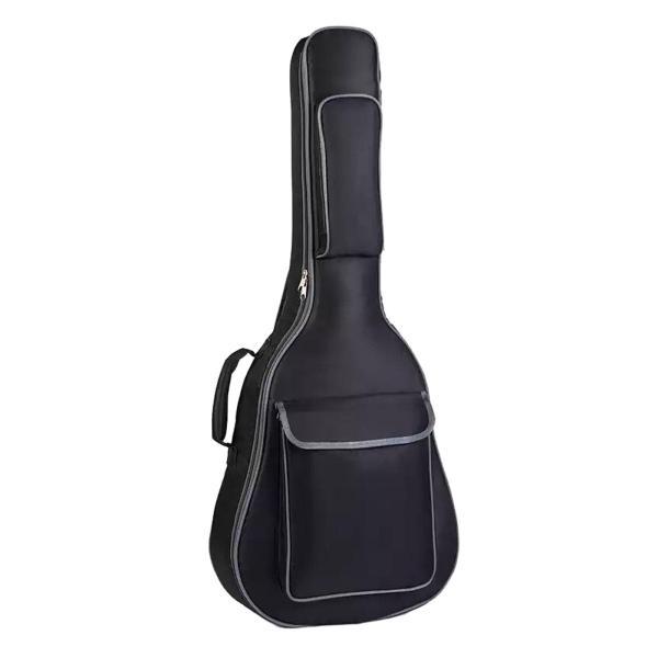 ギターケース ギグバッグ ソフトキャリングケース エレキギター アコースティックギター用 ブラック｜stk-shop｜02