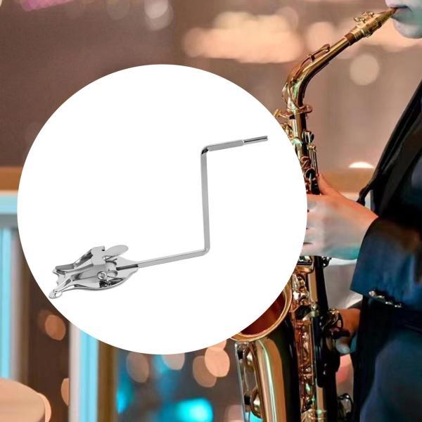 サックスマーチングクランプサックスクリップスタンド金属ラウンド楽譜 