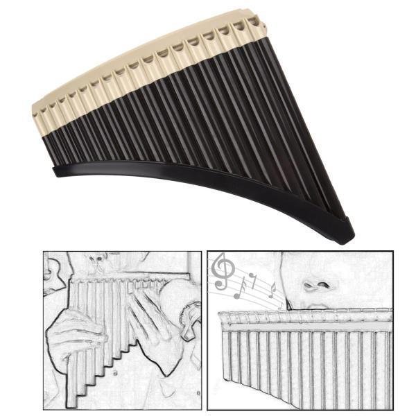 18 パイプブラウン パンフルート ミュージカル木管楽器 : STK