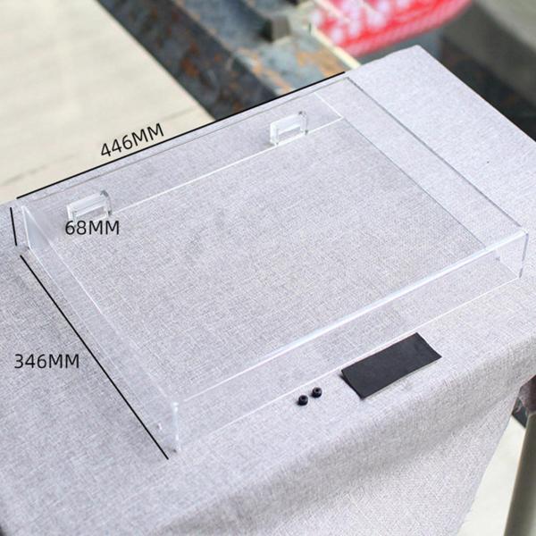 ターンテーブル用ダストカバー レコードプレーヤー保護蓋 アクリル製