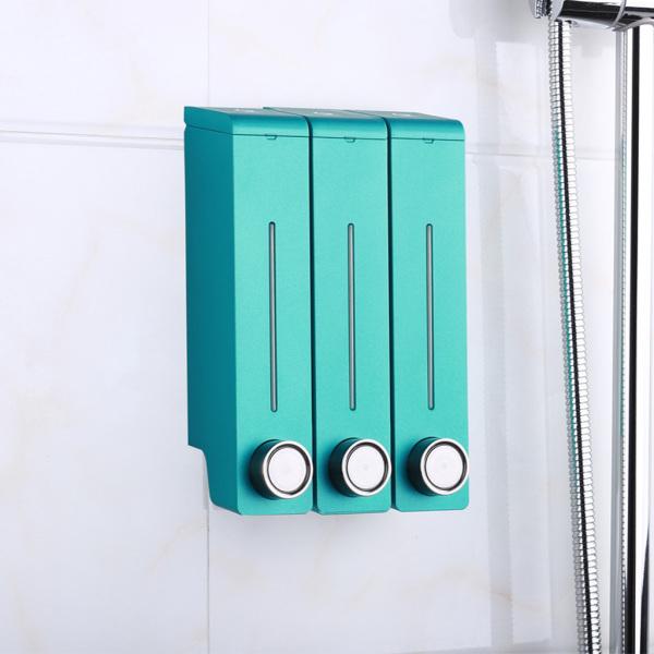 浴室の緑のための3つの部屋の壁の台紙の液体石鹸ディスペンサー 評価 100%正規品