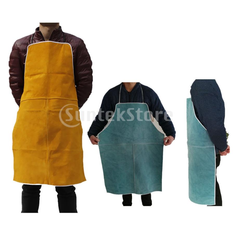 溶接エプロン断熱牛革レザー溶接保護 : STKショップ - 通販 - Yahoo