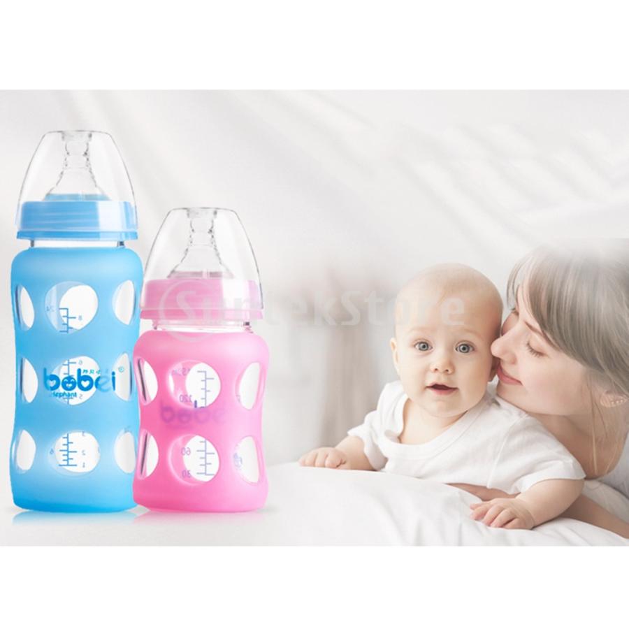 ガラスの赤ちゃんは.哺乳瓶のカバーボトルのシリコーンスリーブは.絶縁を保護する｜stk-shop｜09