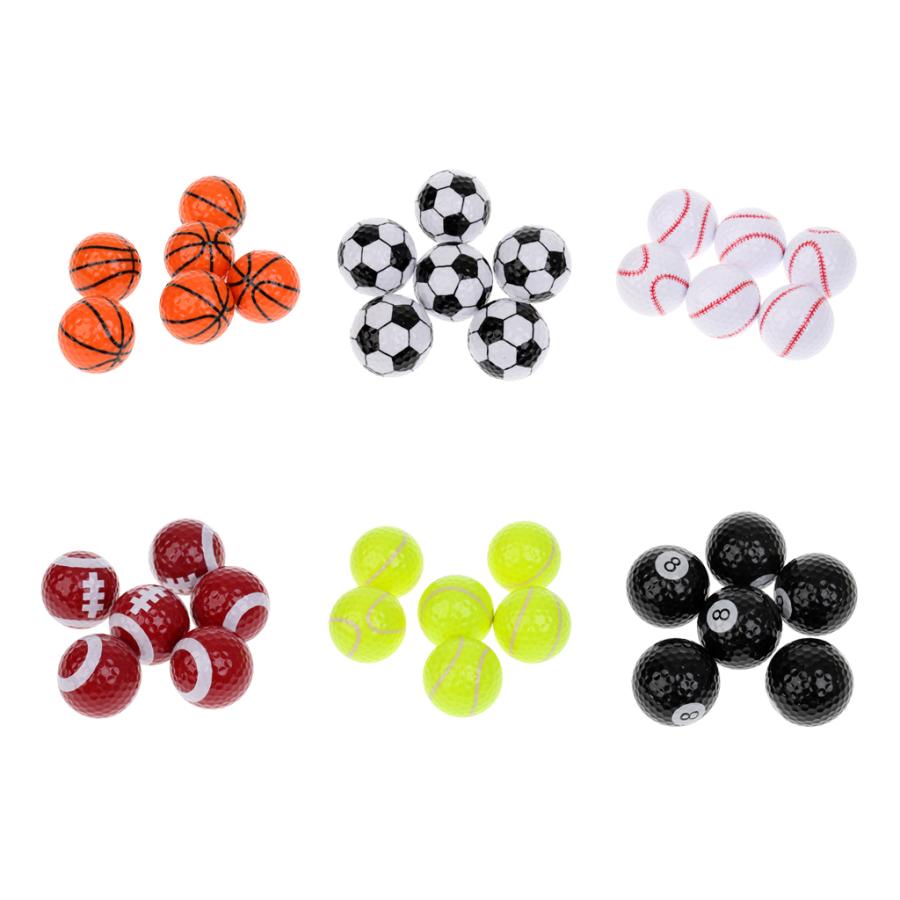 ⭐︎ゴル吉⭐︎　ゴルフボールとアクセサリーセット 全6パタン 6個 スポーツ ノベルティ ゴルフボール 練習ボール ゴルフ