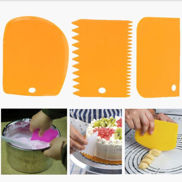 全5色 スクレーパー パン ケーキ 装飾用 3個入り プラスチック｜stk-shop｜13