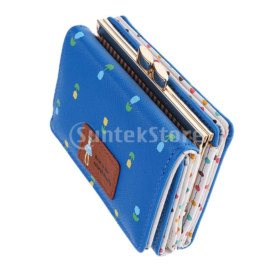 womens bifold walletクラッチカードホルダー財布ショートハンドバッグ｜stk-shop｜12