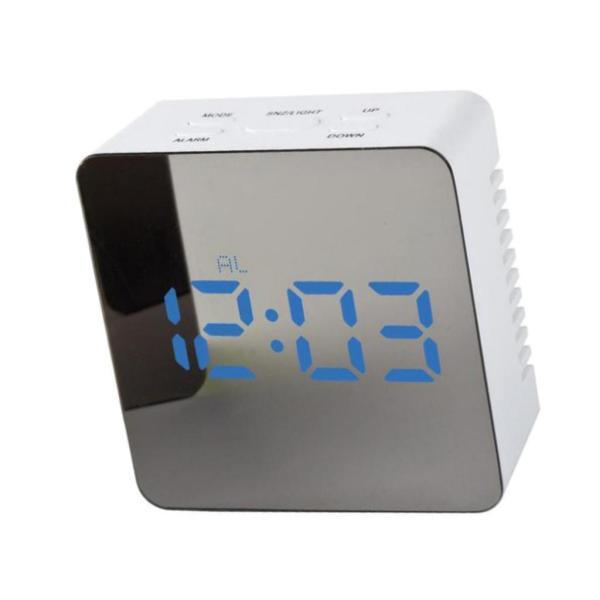 デジタル 目覚まし時計 置き時計 長方形 卓上 アラーム テーブル 鏡面 温度表示 全６色｜stk-shop｜14