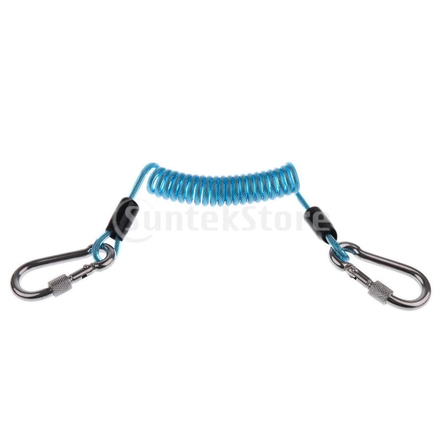 プロのスキューバダイビングスパイラルスプリングコイルストラップ安全