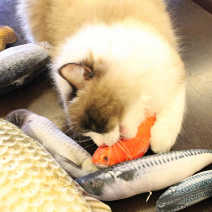 ペット 猫 噛むおもちゃ キャットニップ ぬいぐるみ 魚 おもちゃ 猫 贈り物 全5種｜stk-shop｜12