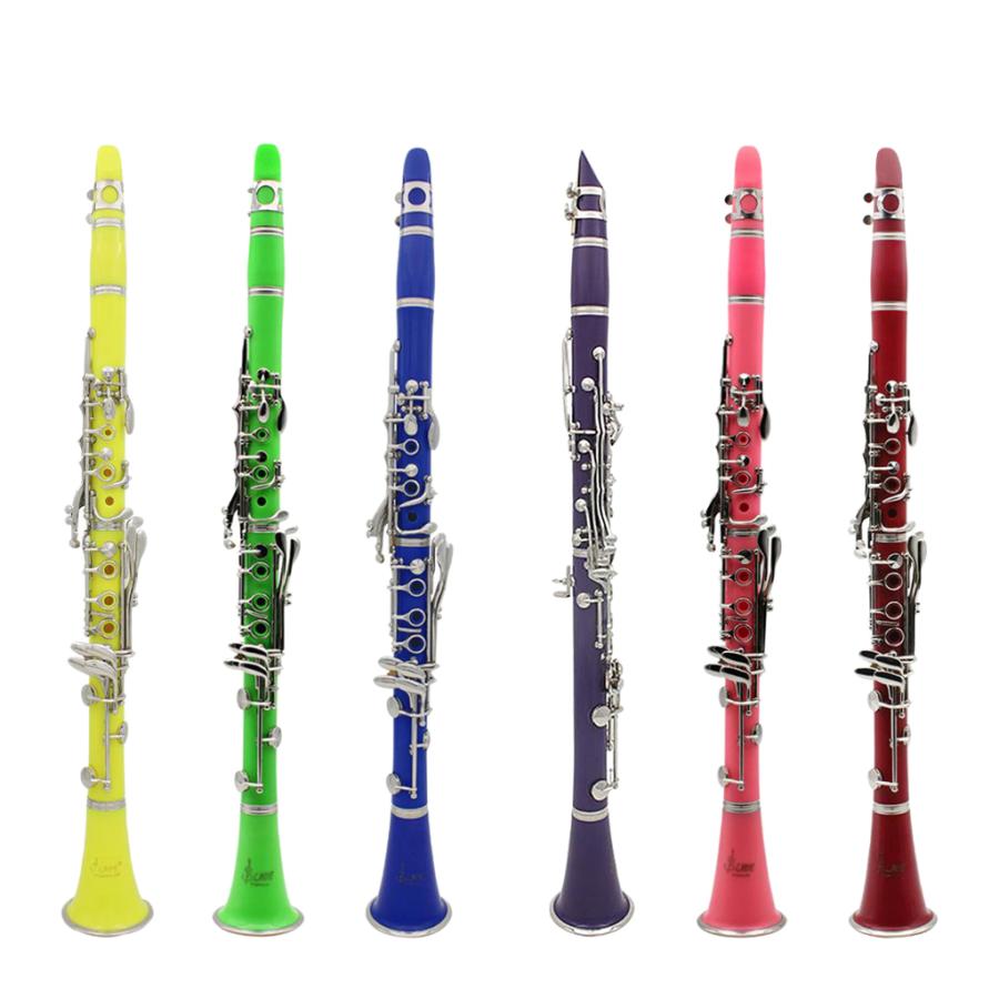 クラリネット 吹奏楽器 木管楽器 サムレスト付き 17鍵 調節可能 全6色 Stkショップ 通販 Yahoo ショッピング