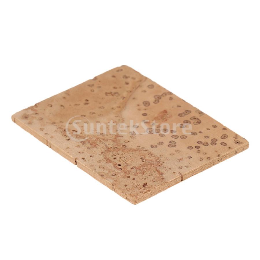 天然コルクシートハギレ　厚み2ミリ　約100g 管楽器修理メンテナンス オーボエコルクシート 木管楽器修理アクセサリー 耐磨耗性 コルク製 全