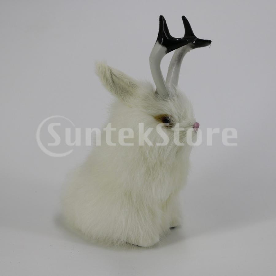 リアルな人工ウサギのようなイースターの毛皮で覆われた動物の置物の写真プロップ Stkショップ 通販 Yahoo ショッピング