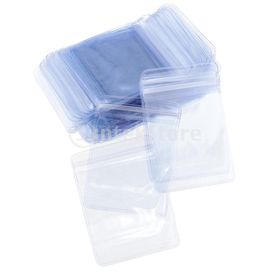 100個 PPCプラスチック ジュエリー包装袋 3サイズ ピアス.ネックレス.リングなど使用可能 セルフシールジッパー付き｜stk-shop｜05
