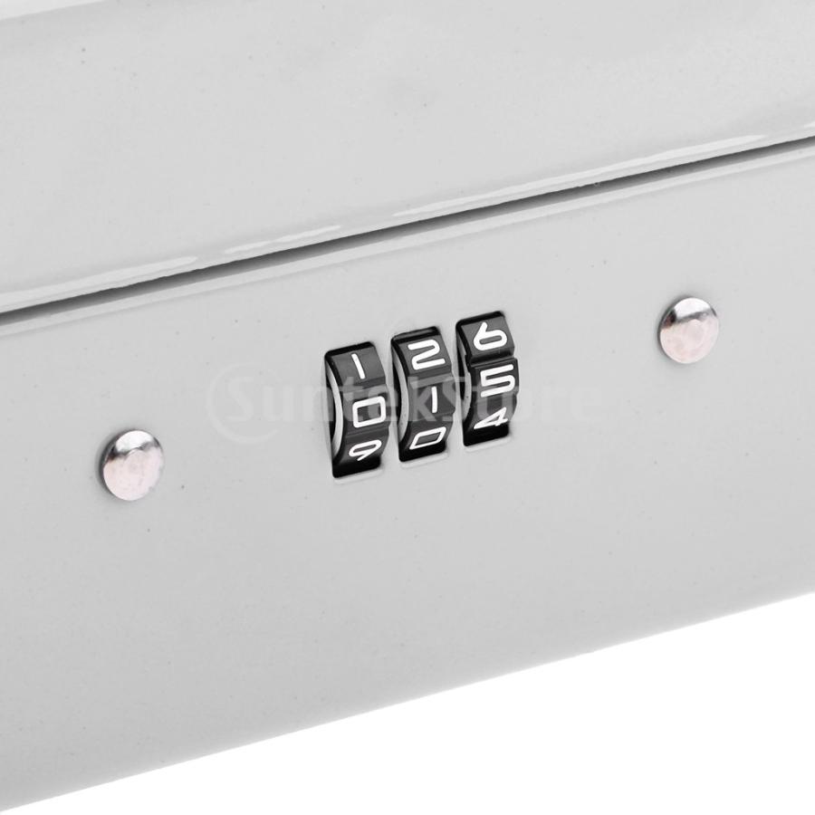 ミニポータブルスチールロックキャッシュボックスセキュリティストレージコインチェック