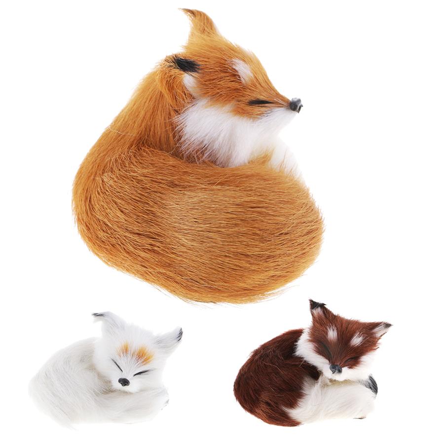 シミュレーションぬいぐるみペットモデルキツネの子犬の置物子供のおもちゃの家の装飾 Stkショップ 通販 Yahoo ショッピング