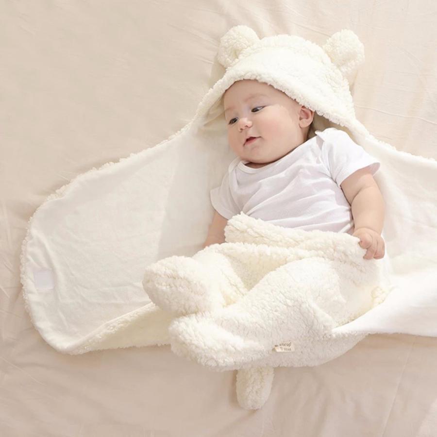 ベビー布団 寝袋 パジャマ おくるみ 赤ちゃん用 全2サイズ2色 着る布団 注文後の変更キャンセル返品 着ぐるみ 可愛い耳 日本最大の