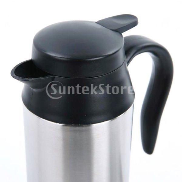 車載ケトル 湯沸し器 車用ポット 旅行ケトル 車載電気ポット ポット 電気ケトル ステンレス製 二重壁 真空断熱 大容量 全2種 750ml 12v 24v Stkショップ 通販 Yahoo ショッピング