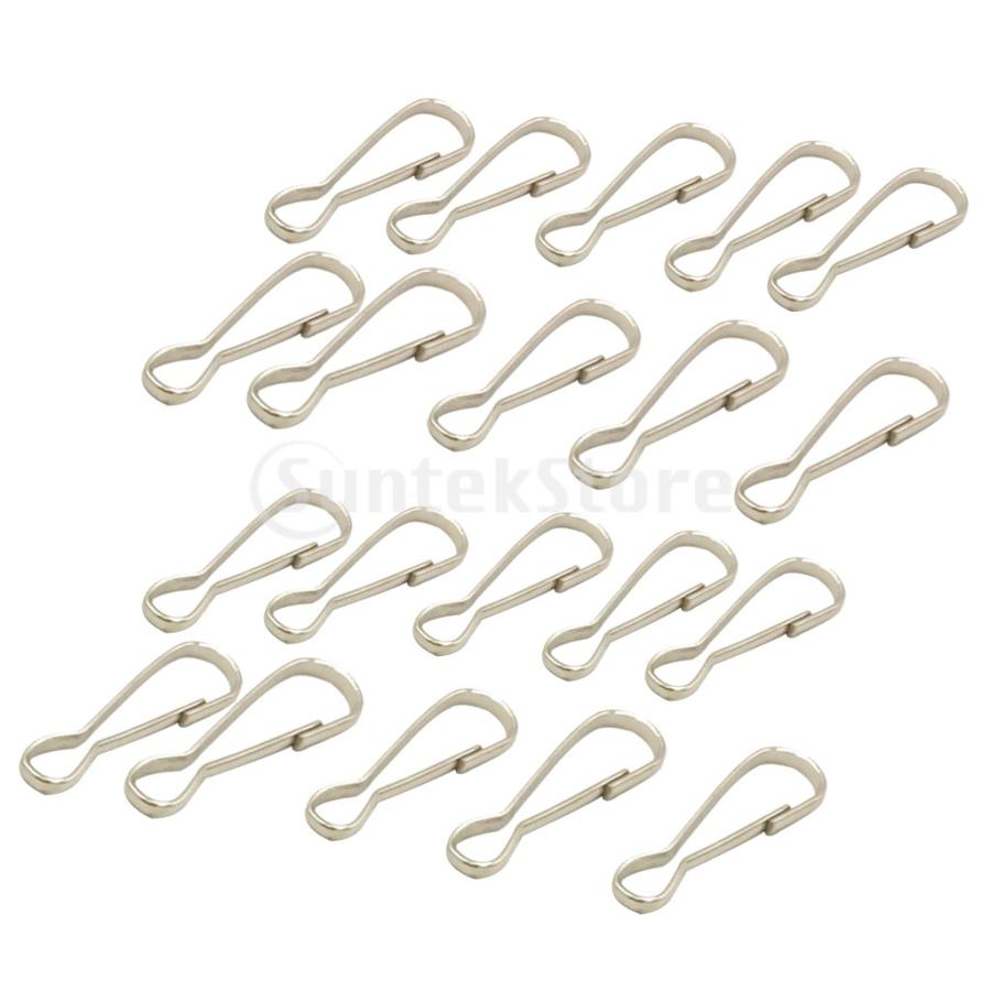 10本の金属ストラップフックスナップひょうたん形のバックル