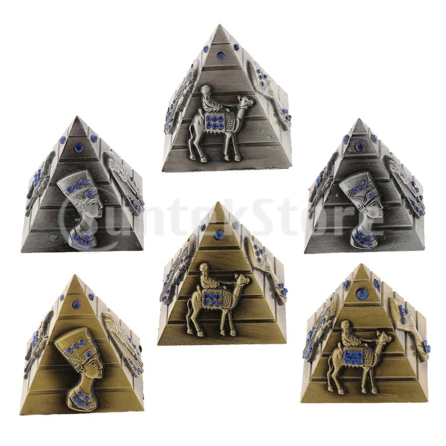 工芸品 エジプトピラミッド建物モデル 本棚 インテリア/置物 オブジェ